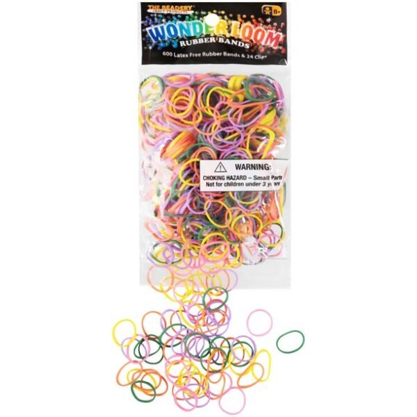 The Beadery Wonder Loom Rubber Bands, 600 Piece