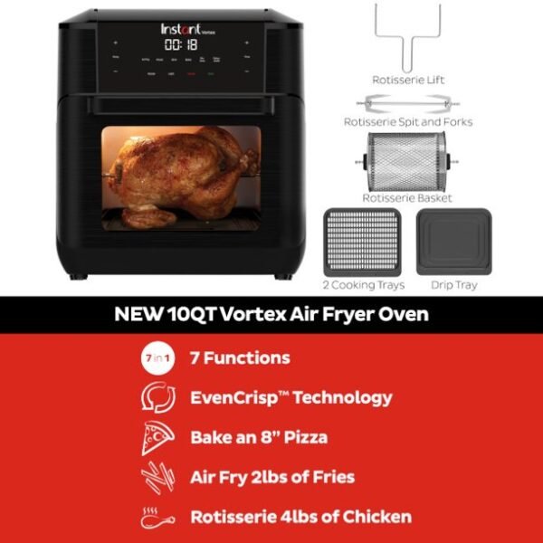 Instant Pot Vortex 10Qt Air Fryer Oven - Image 2